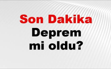 Çanakkale deprem